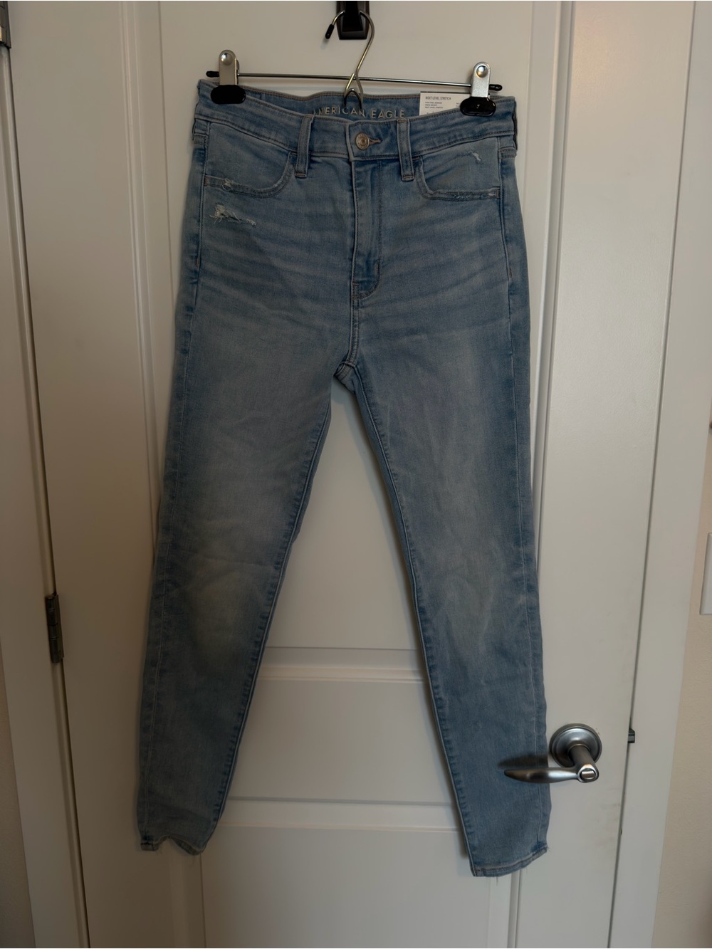 American Eagle Outfitters High-Rise Stretch Jeans - Light Blue